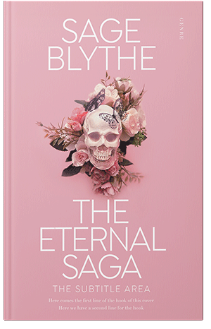 Pre Made Book Cover Beauty Bush