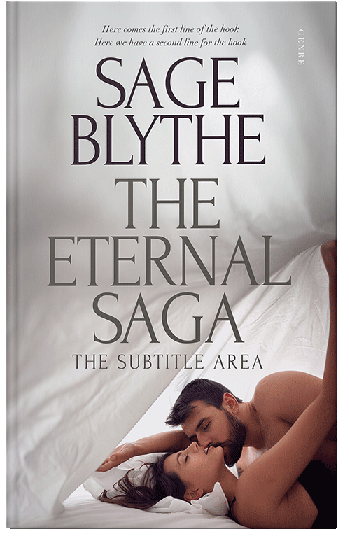 Front view of Swirl #34936 - Premade Erotica Book Cover