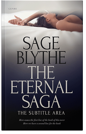 Pre Made Book Cover Swirl