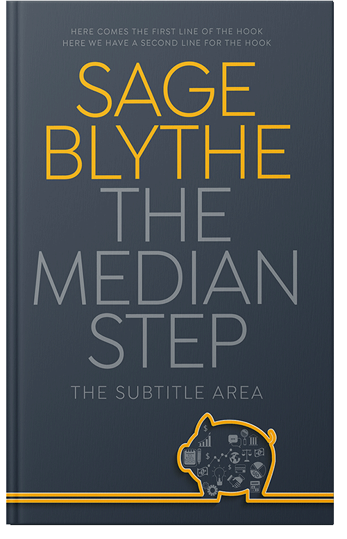 Front view of Oxford Blue #34942 - Premade Business Book Cover