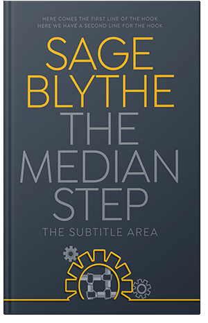 Pre Made Book Cover Oxford Blue