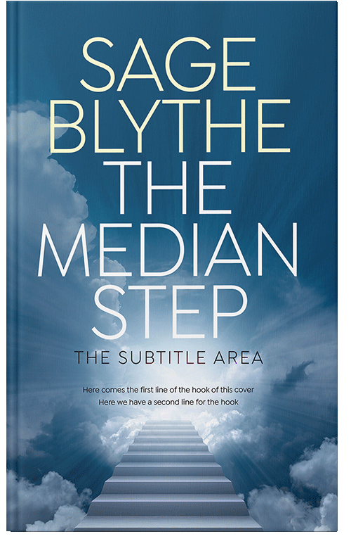 Front view of Premade Religion & Spirituality Book Cover - Calypso