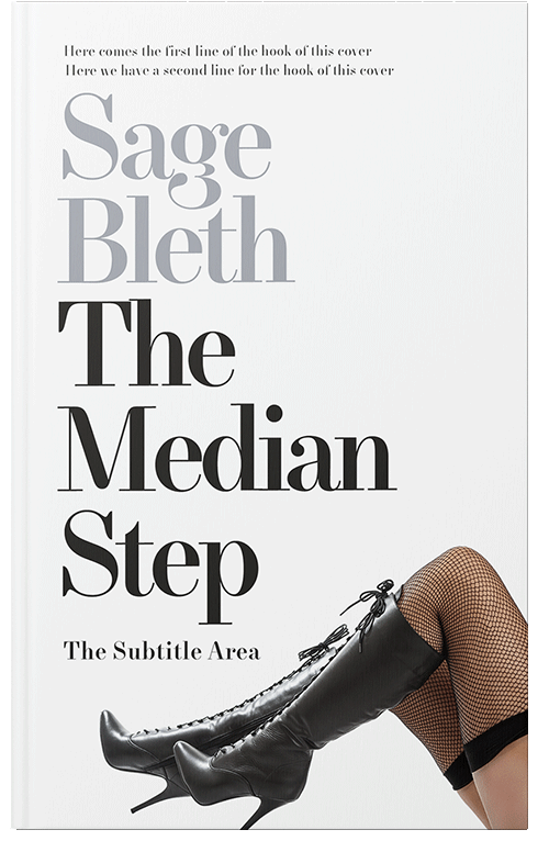 Front view of Cloud #34952 - Premade Abstract Book Cover