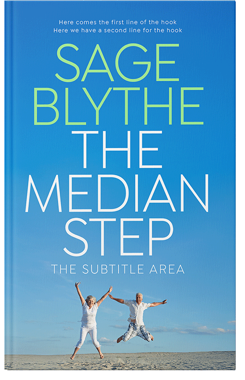 Front view of Curious Blue #34960 - Premade Travel Book Cover