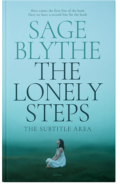 Front view of Water Leaf #34971 - Premade Literary Fiction Book Cover