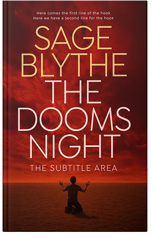 Pre Made Book Cover Dark Burgundy