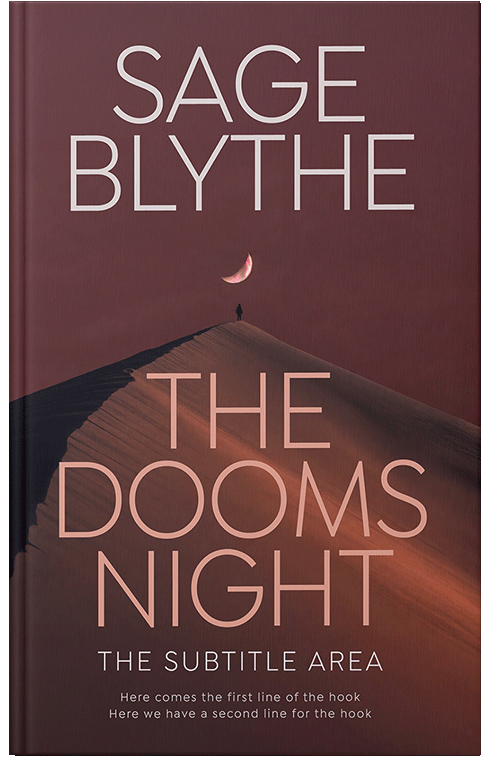 Front view of Cowboy #34981 - Premade Mystery & Thriller & Suspense Book Cover