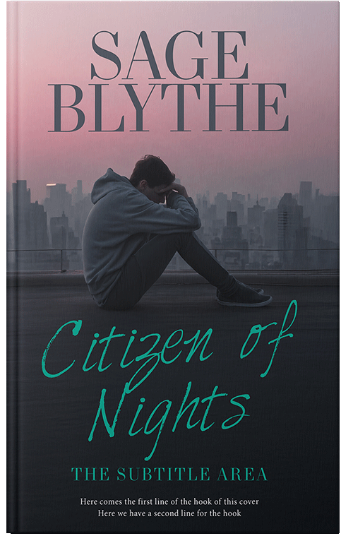 Front view of Quicksand #34985 - Premade Teen & Young Adult Book Cover