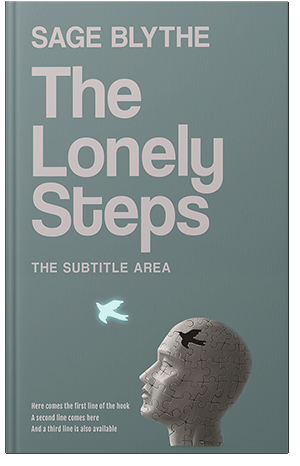 Pre Made Book Cover Blue Smoke