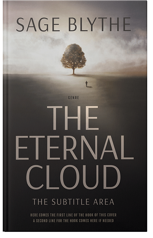 Front view of Premade Nature Book Cover - Tide