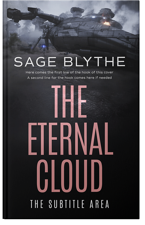 Front view of Clam Shell #35020 - Premade Mystery & Thriller & Suspense Book Cover