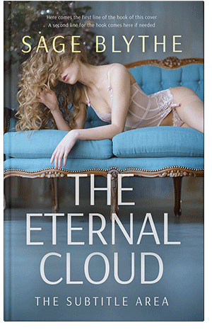 Pre Made Book Cover Pale Sky