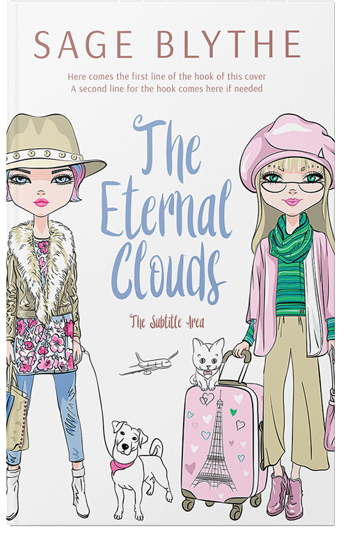 Front view of Premade Travel Book Cover - Swiss Coffee