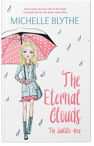 Pre Made Book Cover Rose Fog