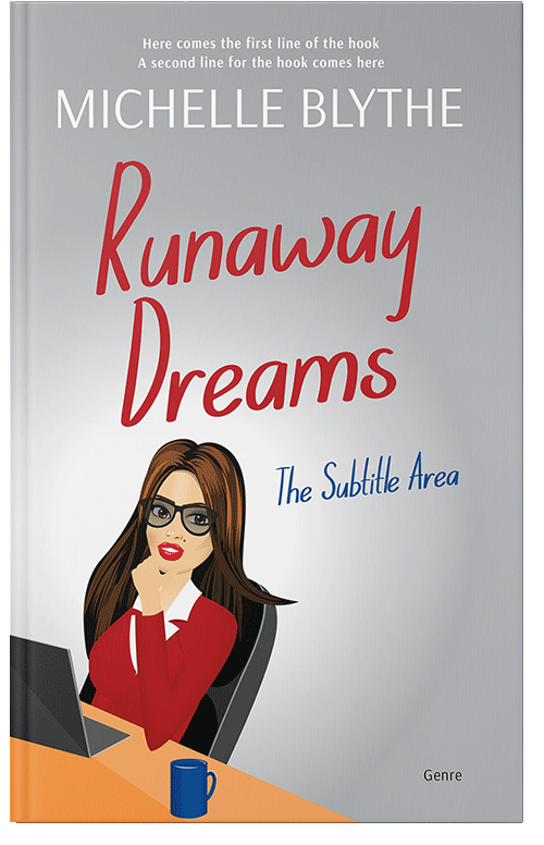 Front view of Premade Business Book Cover - Cloud