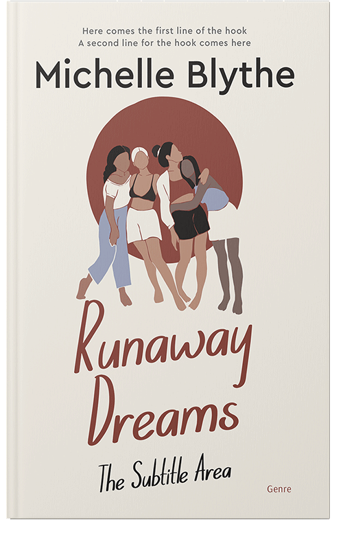 Front view of Pampas #35057 - Premade Abstract Book Cover