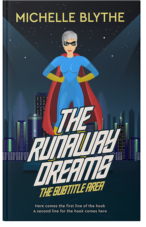 Front view of Firefly #35060 - Premade Action & Adventure Book Cover