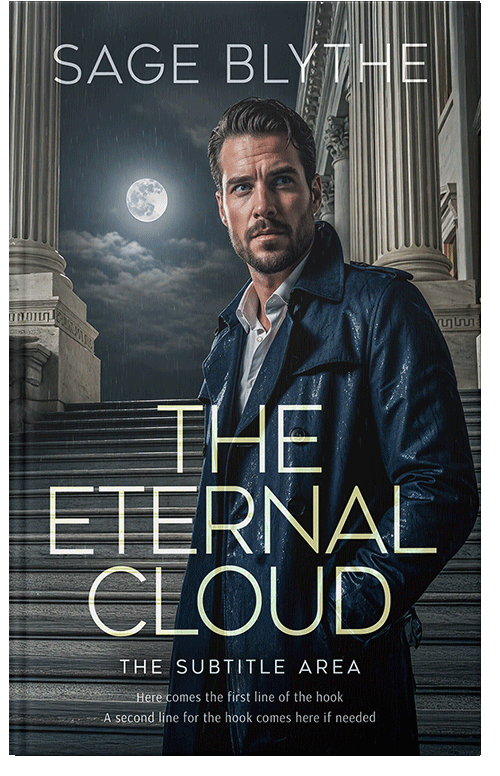 Front view of Ebony Clay #35075 - Premade Mystery & Thriller & Suspense Book Cover