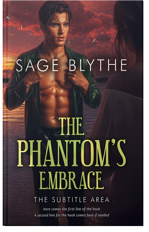 Front view of Premade Erotica Book Cover - Gondola