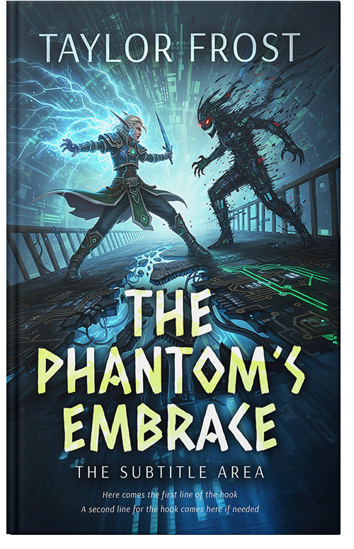 Front view of Premade LitRPG Book Cover - Big Stone