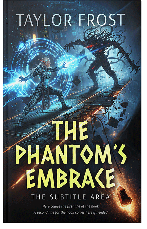 Front view of Premade LitRPG Book Cover - Mirage