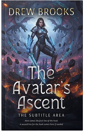 Pre Made Book Cover Ebony Clay