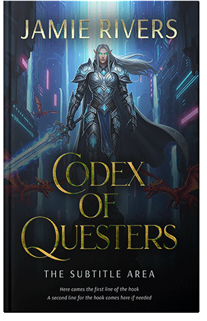 Pre Made Book Cover Ebony