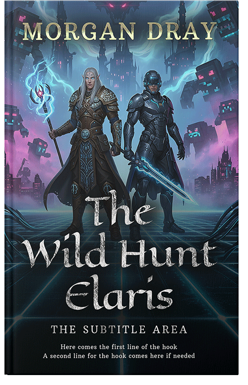 Front view of Premade LitRPG Book Cover - Mirage