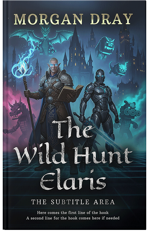 Front view of Premade LitRPG Book Cover - Mirage