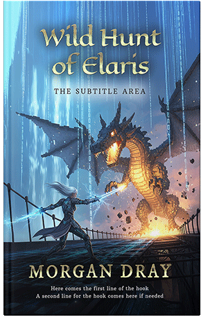 Pre Made Book Cover Ebony Clay