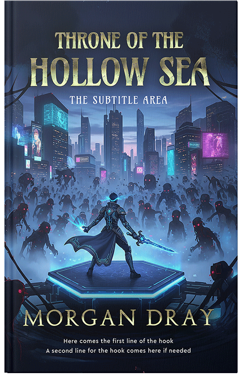 Front view of Big Stone #35131 - Premade LitRPG Book Cover