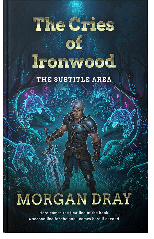 Front view of Firefly #35133 - Premade LitRPG Book Cover