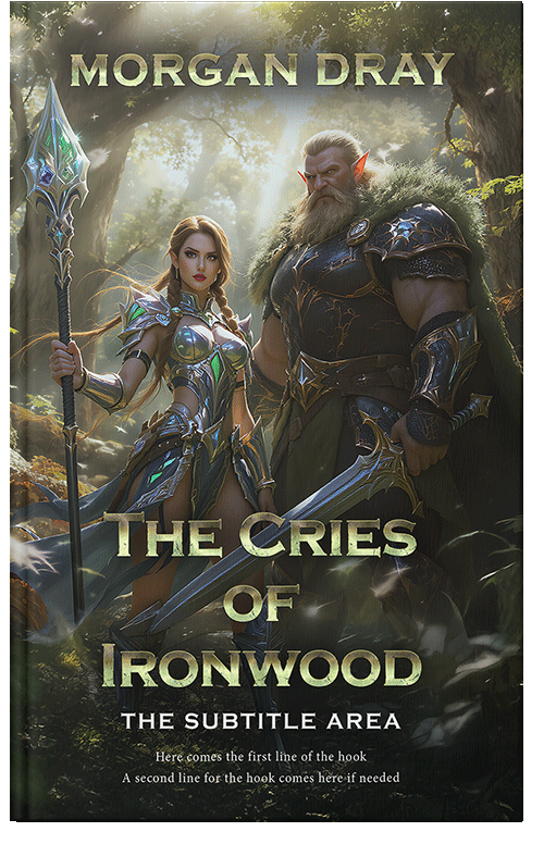 Front view of Rangitoto #35143 - Premade LitRPG Book Cover