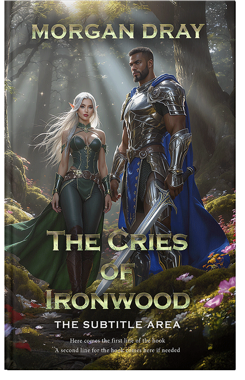 Front view of Premade LitRPG Book Cover - Tuatara