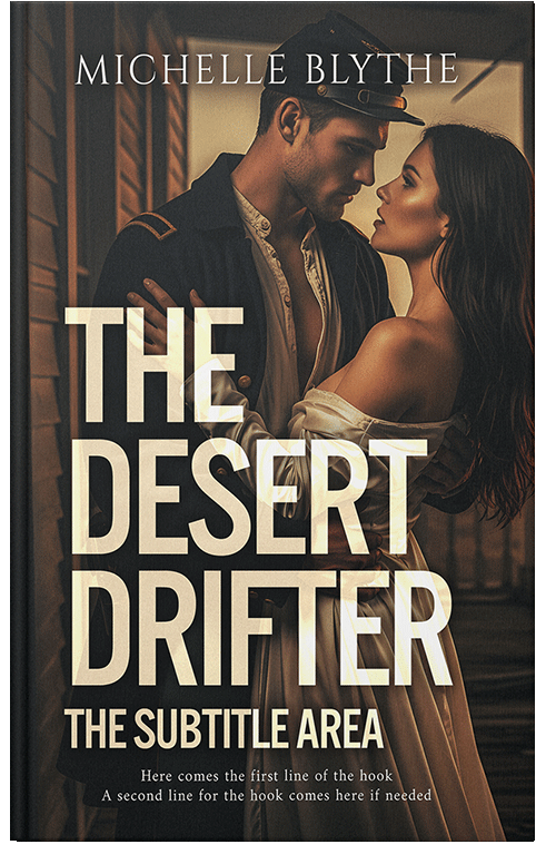 Front view of Sapling #35159 - Premade Historical Book Cover