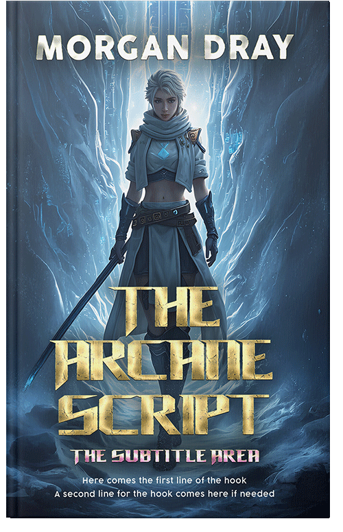 Front view of Premade Fantasy Book Cover - San Juan