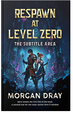 Pre Made Book Cover Ebony