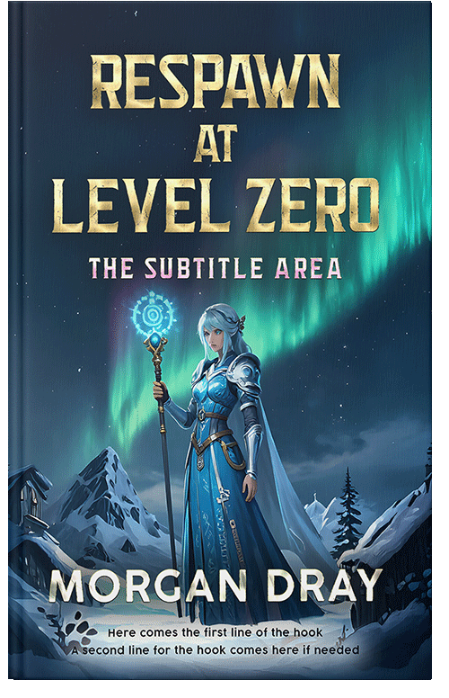 Front view of Premade LitRPG Book Cover - Elephant