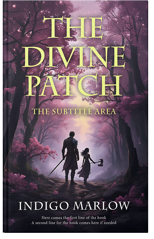 Front view of Premade Fantasy Book Cover - Bleached Cedar