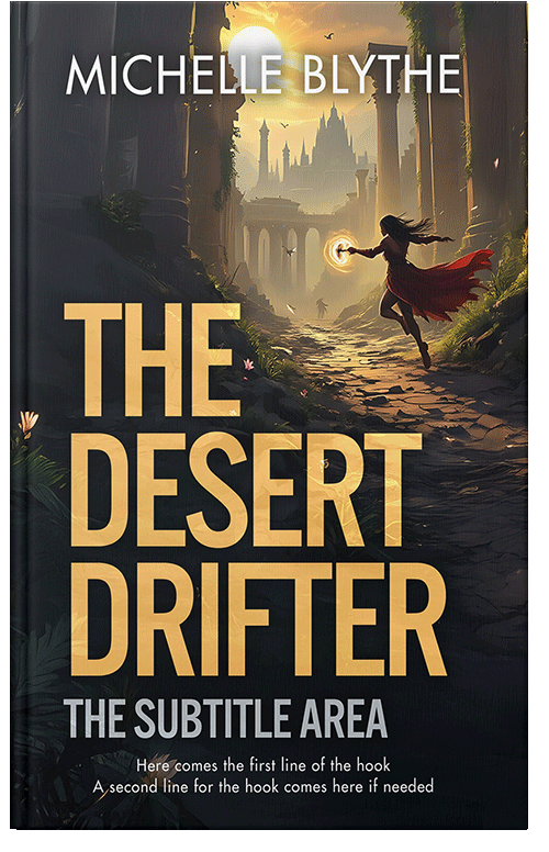 Front view of Cod Gray #35190 - Premade Fantasy Book Cover