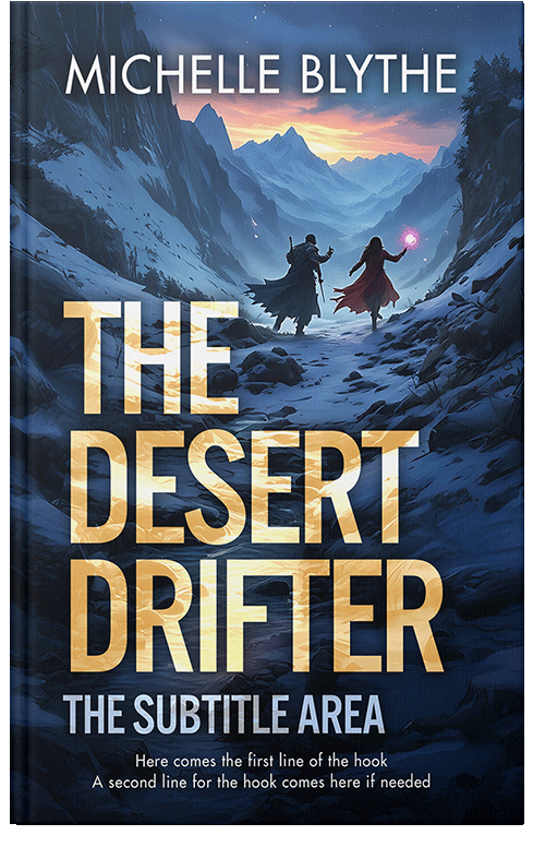 Front view of Premade LitRPG Book Cover - Hampton