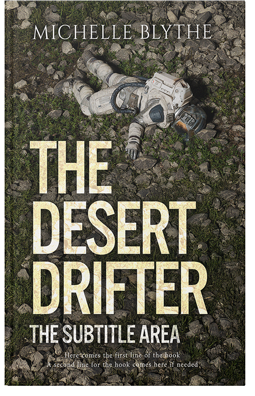 Front view of Rangitoto #35195 - Premade Science Fiction Book Cover