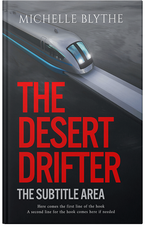 Front view of Persian Red #35196 - Premade Science Fiction Book Cover