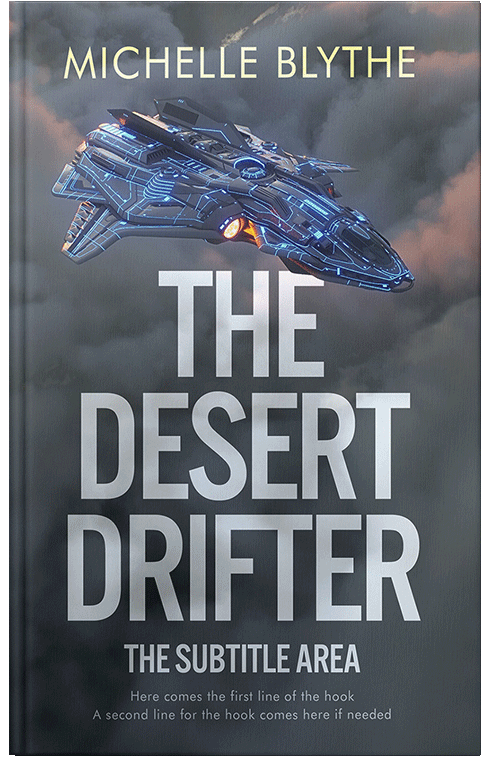 Front view of River Bed #35198 - Premade Science Fiction Book Cover