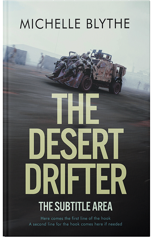 Front view of Shark #35202 - Premade Apocalyptica Book Cover