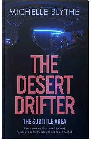 Pre Made Book Cover Puce