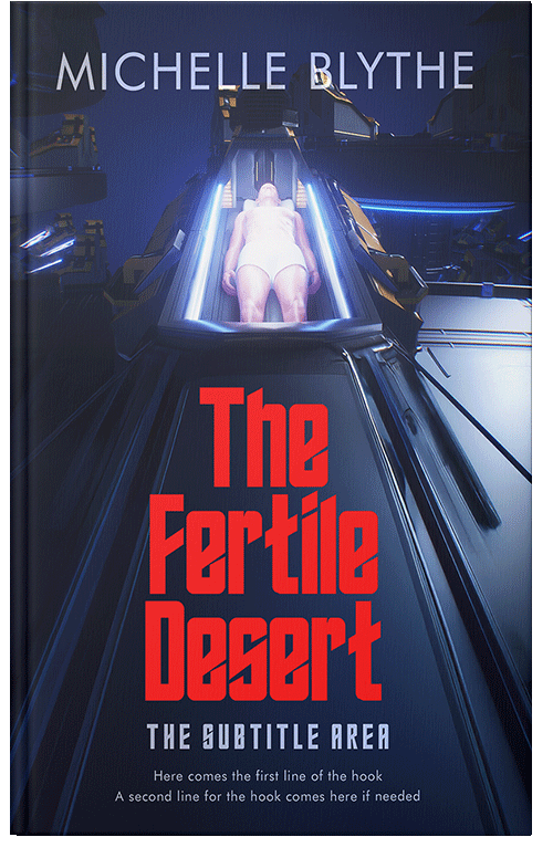 Front view of Big Stone #35206 - Premade Science Fiction Book Cover