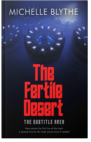 Pre Made Book Cover Cinnabar