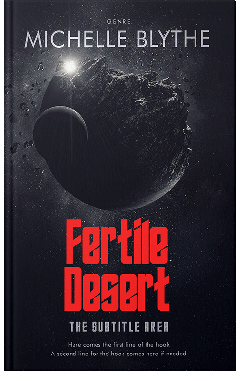 Front view of Vulcan #35213 - Premade Science Fiction Book Cover