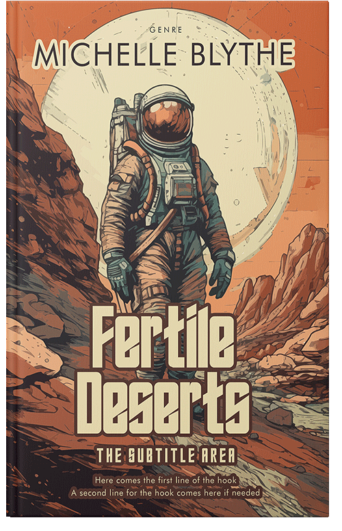 Front view of Chamois #35215 - Premade Science Fiction Book Cover